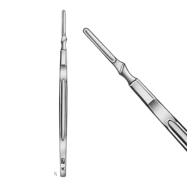 1-001-08-Scalpel-Handle-No.-7K-Premium-Surgical-Tool-for-Delicate-Procedures-3.png Scalpel Handle No. 7K - Premium Surgical Tool for Delicate Procedures