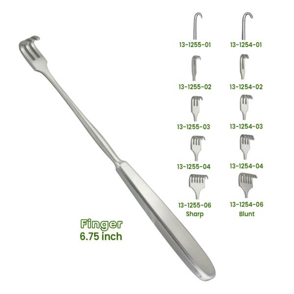 Finger Retractors – Sharp & Blunt
