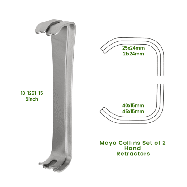 Mayo Collins Set of 2 Hand Retractors