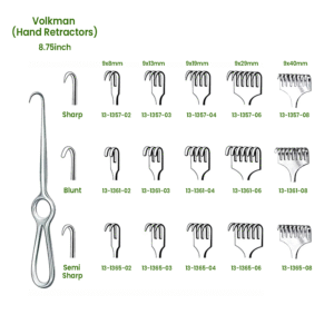 Volkman Hand Retractors (8.75 inch)