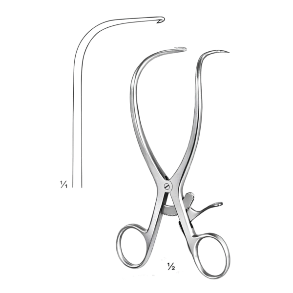 Seletz Gelpi Self-Retaining Retractor – 6 Inch