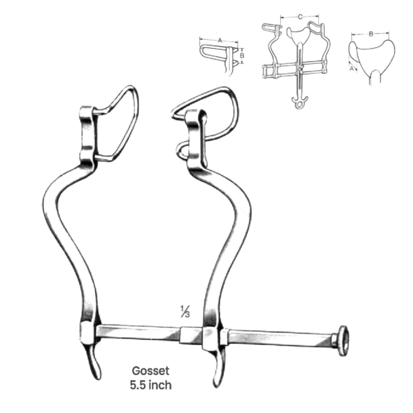 Gosset Retractor – Self-Retaining Abdominal Retractor
