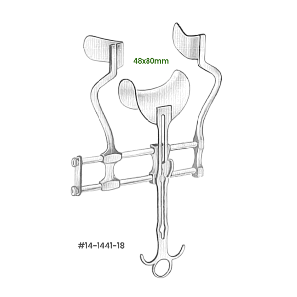 14-1441-18-Balfour-Retractor-–-Self-Retaining-Abdominal-Retractor-2.png Balfour Retractor – Self-Retaining Abdominal Retractor
