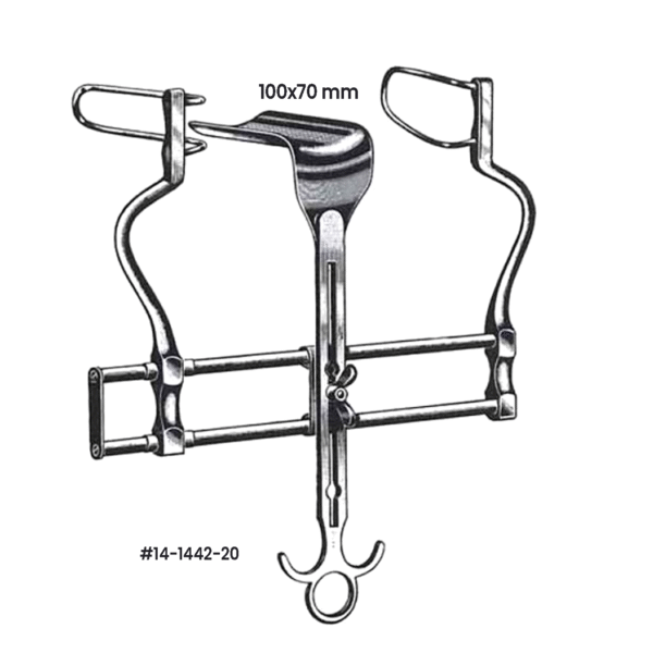 14-1442-20-Balfour-Retractor-–-Self-Retaining-Abdominal-Retractor.png Balfour Retractor – Self-Retaining Abdominal Retractor