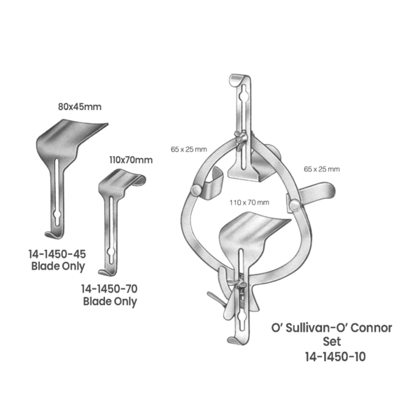 O'Sullivan-O'Connor Set Retractor – Self-Retaining Abdominal Retractor