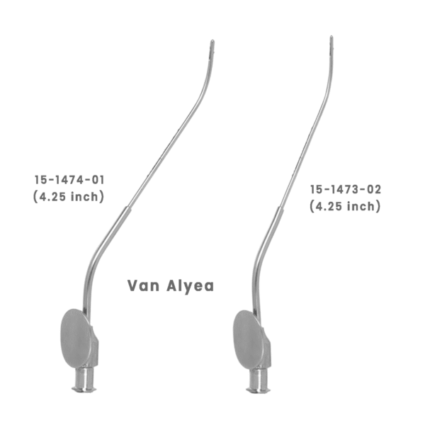 Van Alyea Canula – Precision ENT Suction Instrument
