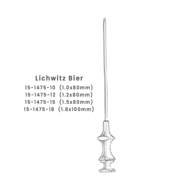 Lichwitz Bier Nasal Cannula - Precision ENT Instrument