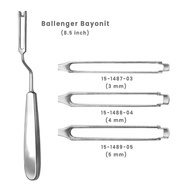 Ballenger Bayonet Nasal Speculum