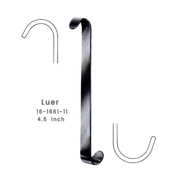 Luer Laryngeal Instrument – 4.5 Inch