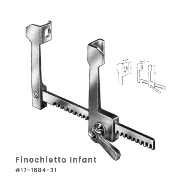 17-1684-31-Finochietto-Infant-Rib-Spreader-–-Pediatric-Thoracic-Instrument.png Finochietto Infant Rib Spreader – Pediatric Thoracic Instrument