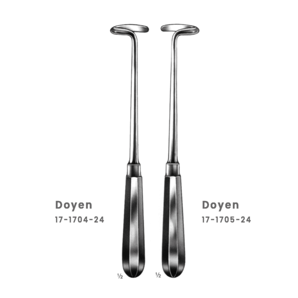 Doyen Rib Raspatory – Left & Right | 9.5-inch Surgical Thoracic Instrument