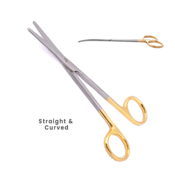 Metzenbaum (Nelson) TC Scissors – Straight & Curved Surgical Scissors for Precision Cutting