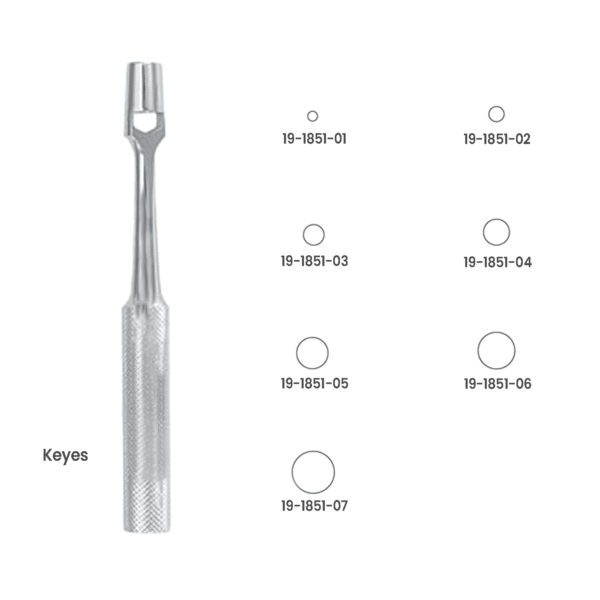 19-1851-01 - Keyes Dermal Punch – Precision Biopsy Instrument
