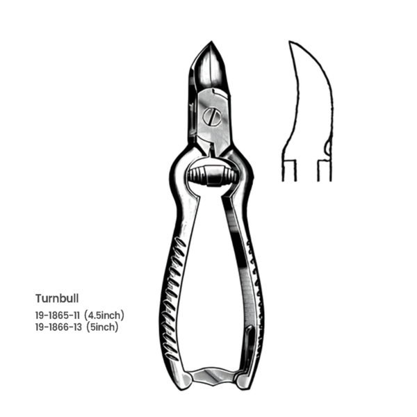 Turnbull – Surgical Stainless Steel, Available in 4.5 and 5 Inches