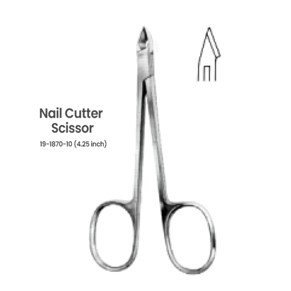 Nail Cutter Scissor – Stainless Steel Precision Nail Trimmer