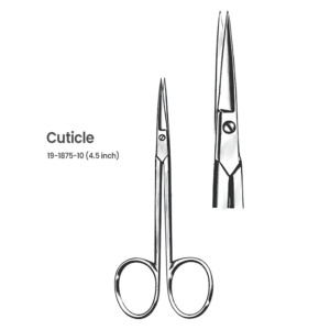 19-1875-10 Cuticle Scissors – Precision Stainless Steel Grooming Tool Cuticle Scissors – Precision Stainless Steel Grooming Tool