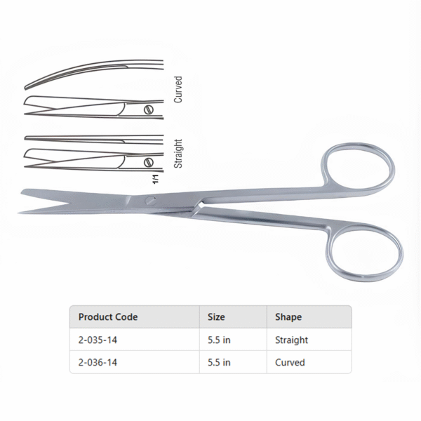 Deaver Operating Scissors