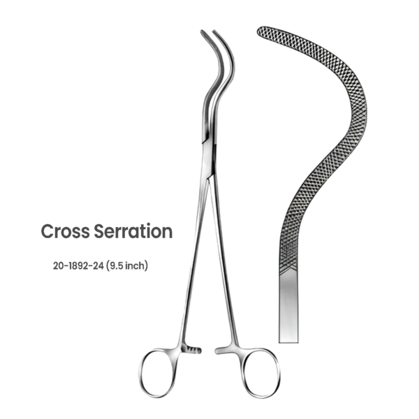 Harken Clamp (Mayo Guyon Kidney Clamp) – 9.5 inch Cardiothoracic Instrument