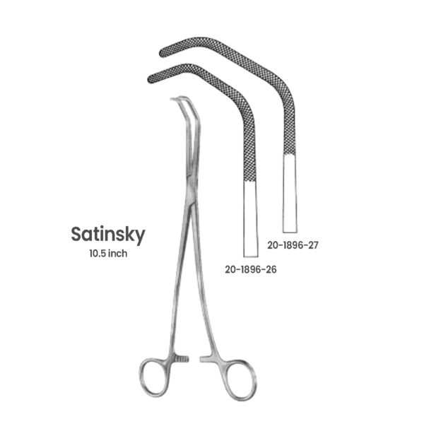 Satinsky Clamp – 10.5 inch Cardiovascular Surgical Instrument