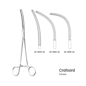 20-1899-24 Crafoord-Sellors Hemostatic Forceps – 9.5 inch Cardiovascular & Thoracic Instrument Crafoord-Sellors Hemostatic Forceps – 9.5 inch | Cardiovascular