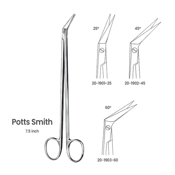 Potts-Smith Vascular Scissors