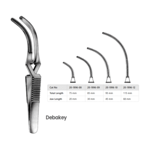 20-1996-08 DeBakey Bulldog DeBakey Bulldog Clamp