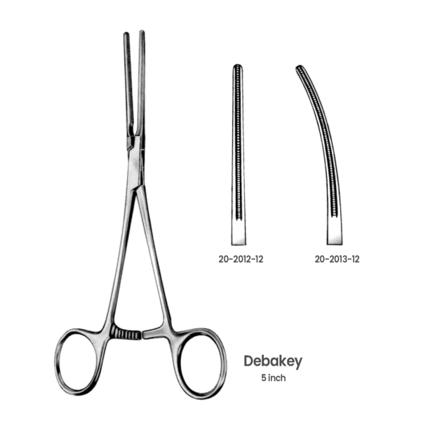 DeBakey Atraumatic Multipurpose Vascular Clamp