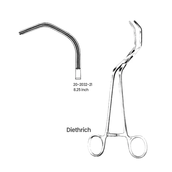20-2032-21 Diethrich Atrauma Aortic Clamp Diethrich Atrauma Aortic Clamp
