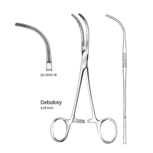 20-2039-16 DeBakey Atraumatic Vascular Clamp DeBakey Atraumatic Vascular Clamp