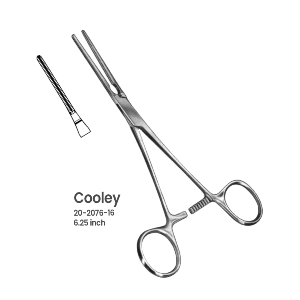 20-2076-16 Cooley Pediatric Vascular Clamp Cooley Pediatric Vascular Clamp
