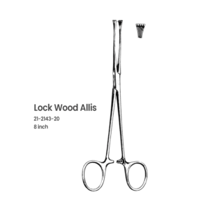 Allis Tissue Forceps – Look Wood Model – 8inch