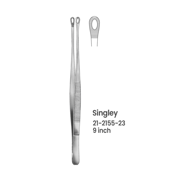 Singley Tissue Forceps – 9inch