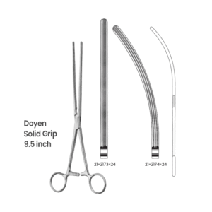Doyen Solid Grip Intestinal Forceps – 9.5inch
