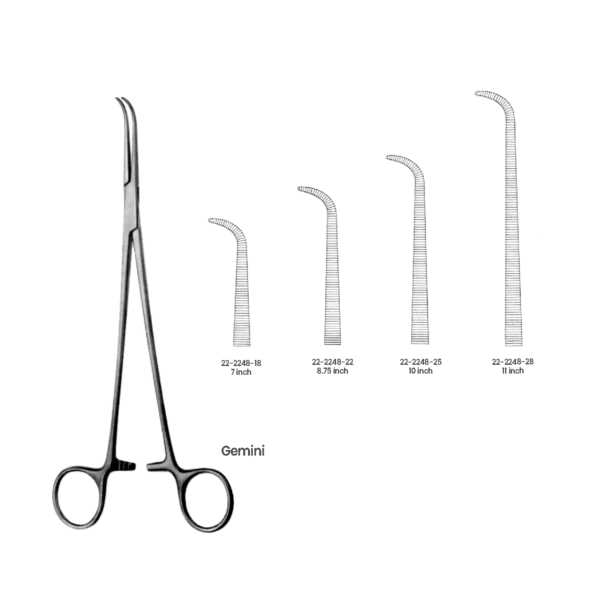Gemini Overholt Hemostatic Forceps