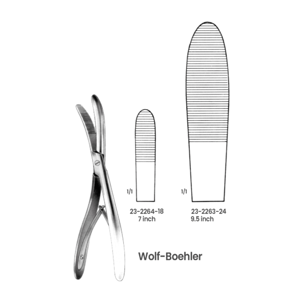 23-2264-18 Wolf-Boehler Plaster Cast Spreader Wolf-Boehler Plaster Cast Spreader