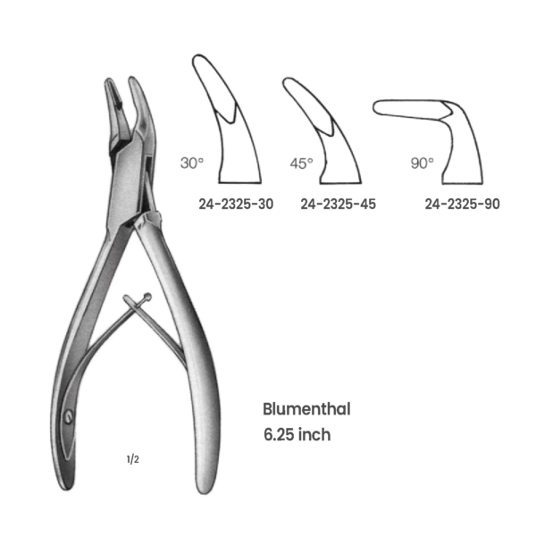24-2325-30 Blumenthal Kleinert-Kutz Bone Rongeur Blumenthal Kleinert-Kutz Bone Rongeur