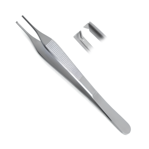 Micro Adson Tissue Forceps 1x2 Teeth