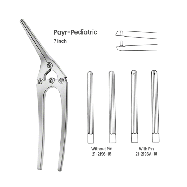 21-2196-18 Payr Pediatric Intestinal & Pylorus Clamp – 7 inch Payr Pediatric Intestinal & Pylorus Clamp – 7 inch