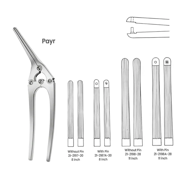 Payr Pylorus Intestinal Clamps