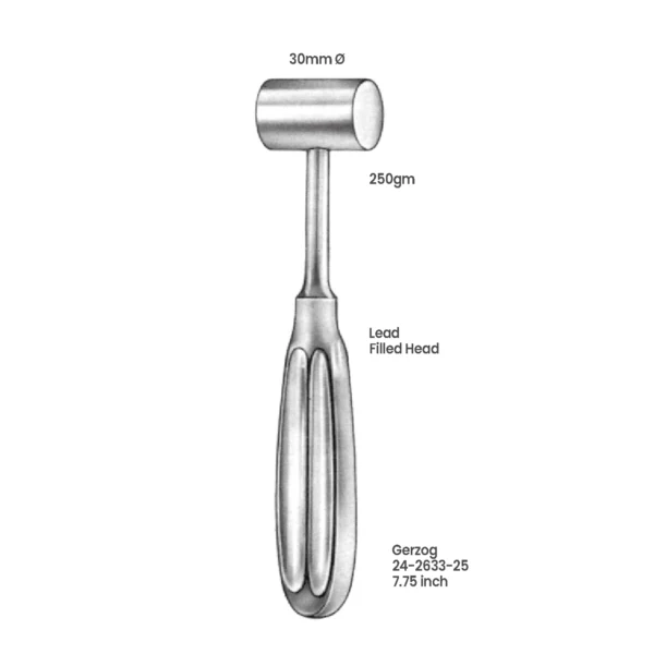 24-2633-25 Gerzog Bone Mallet Gerzog Bone Mallet