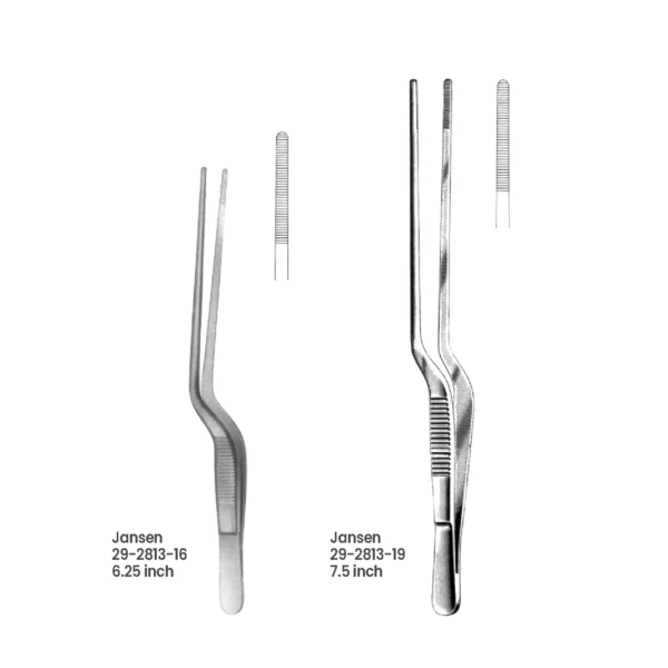 29-2813-16 Jansen Bayonet Nasal Forceps – 6.25 Inch Jansen Bayonet Nasal Forceps – 6.25 Inch