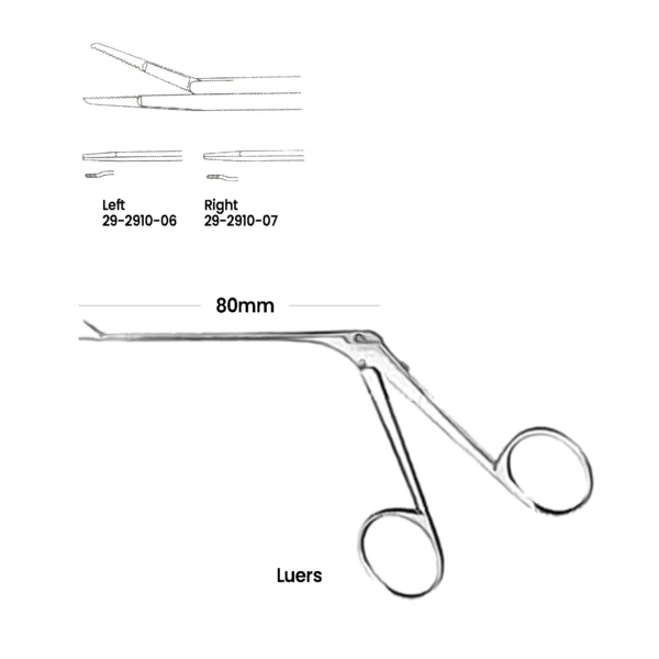 29-2910-06 Luers Micro Ear Forceps – Left & Right Variants – ENT Microsurgical Instrument Luers Micro Ear Forceps – Left & Right Variants – ENT Microsurgical Instrument