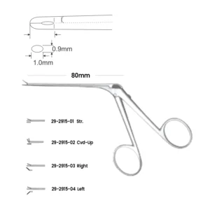 29-2915-01 Micro Laryngeal Cup Forceps – 80mm Micro Laryngeal Cup Forceps – 80mm