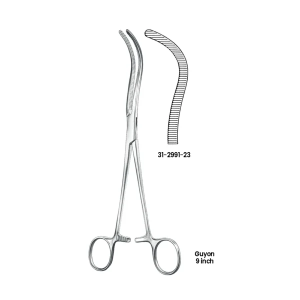 31-2991-23 Guyon Kidney Pedicle Clamp Guyon Kidney Pedicle Clamp