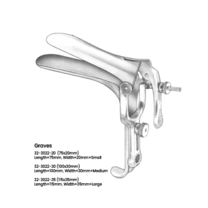32-3022-20 Graves Vaginal Speculum Graves Vaginal Speculum