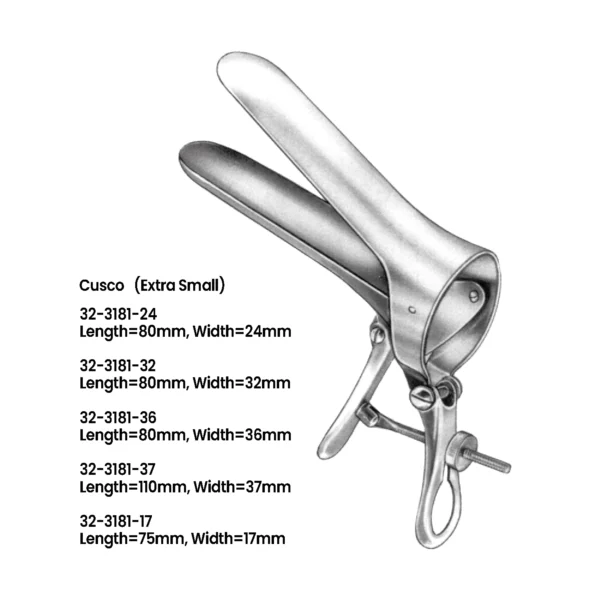 32-3181-24 Cusco Vaginal Speculum Cusco Vaginal Speculum