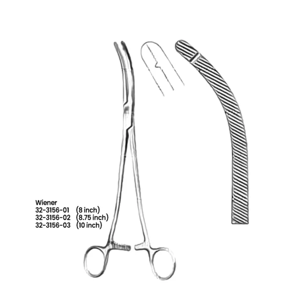 32-3156-01 Wiener Hysterectomy Forceps Wiener Hysterectomy Forceps