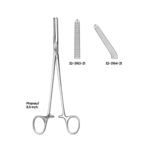 32-3163-21 Phaneuf Hysterectomy Uterine Artery Forceps Phaneuf Hysterectomy / Uterine Artery Forceps